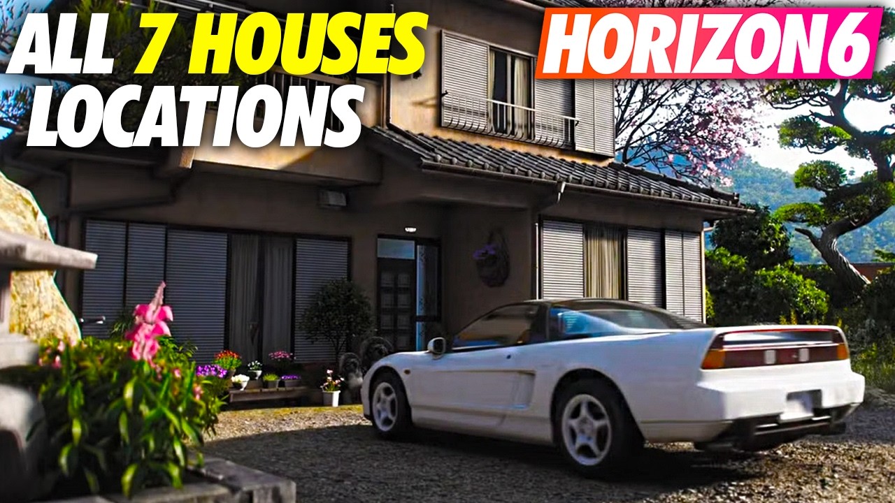 Forza Horizon 6 - All Player Houses Locations