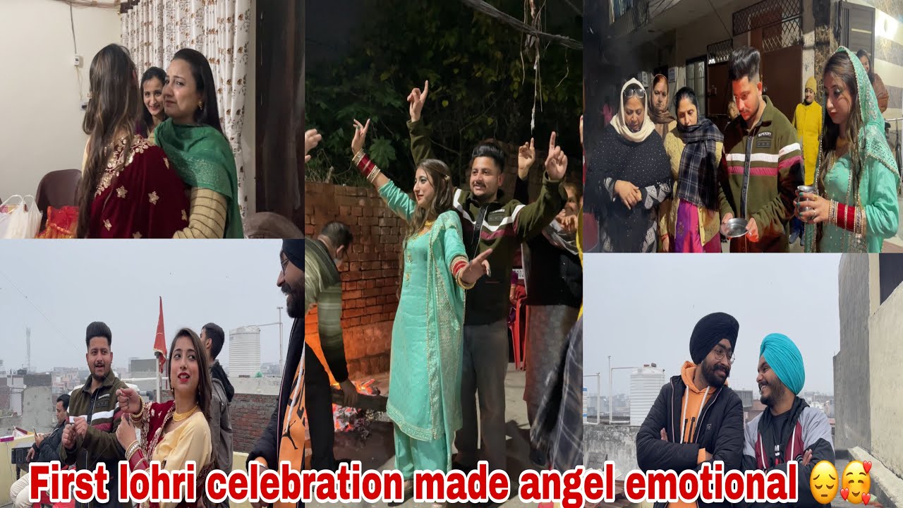 First Lohri After Marriage 🪁😇🥰 || Funny nd Emotional Vlog 😂😔 || Angel’s Shivam 🧿❤️