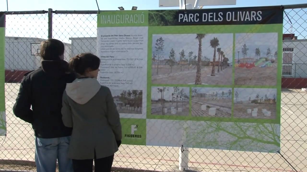 Inauguració de la primera fase del Parc dels Olivars de Figueres