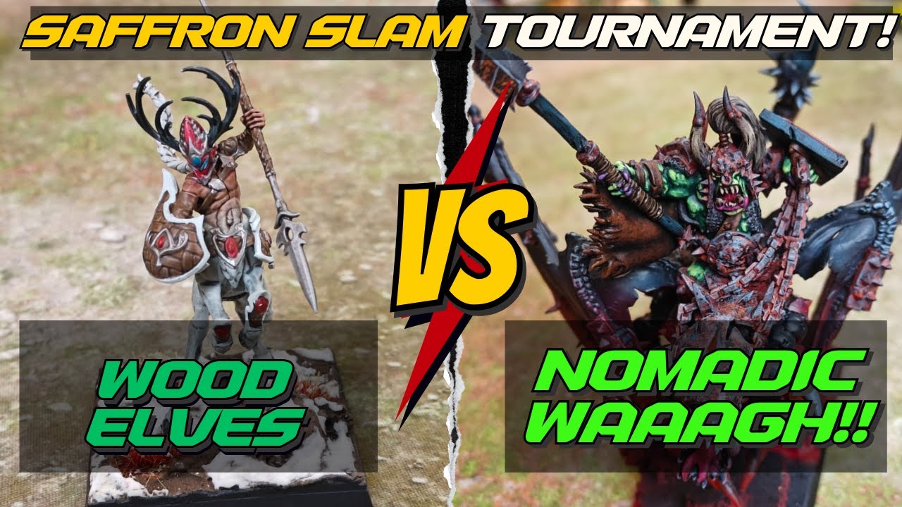 🔴 Wood Elves vs Nomadic Waaagh!! | Saffron Slam Round 2 LIVE! 🔴