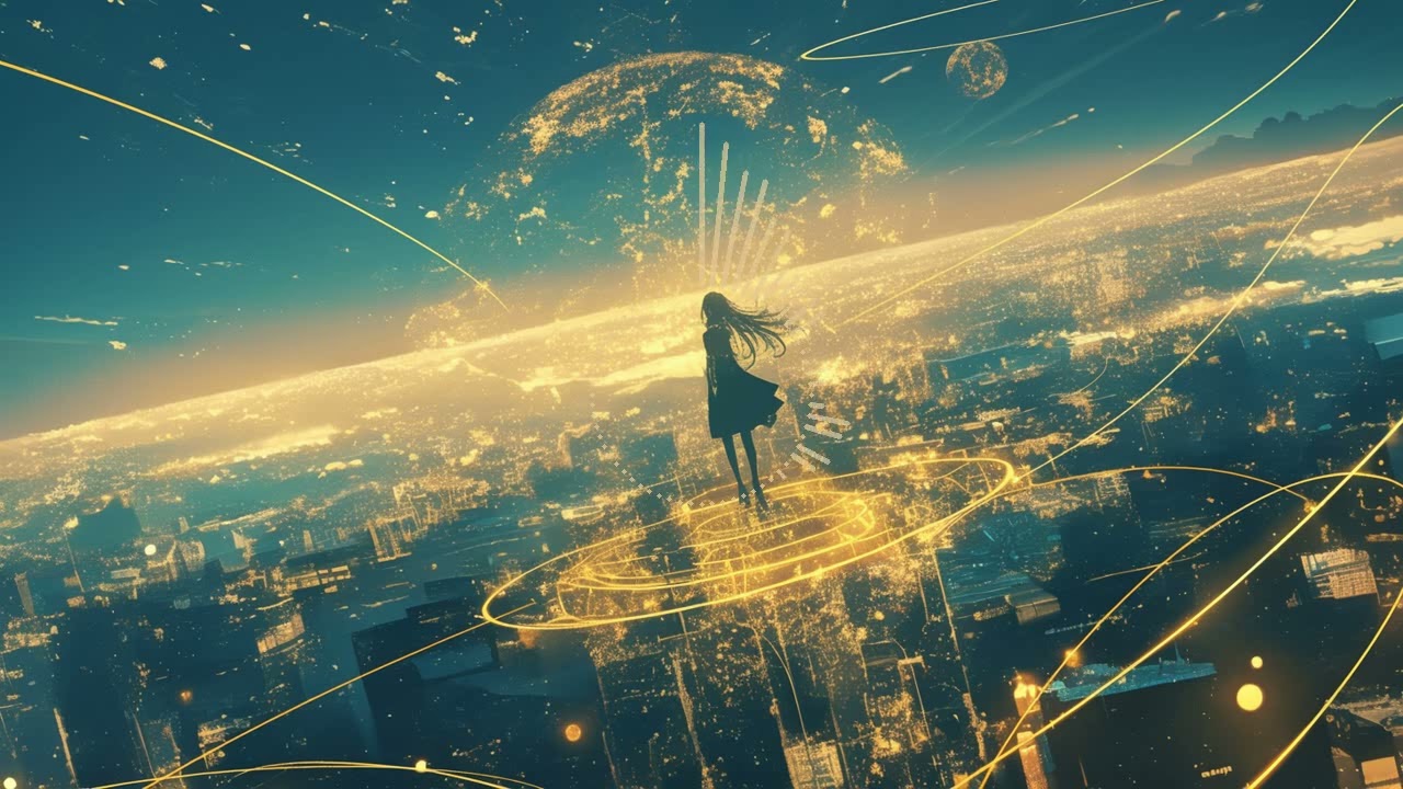 Descent Like a Trace | Cinematic Electronic Journey into Calm and Mystery