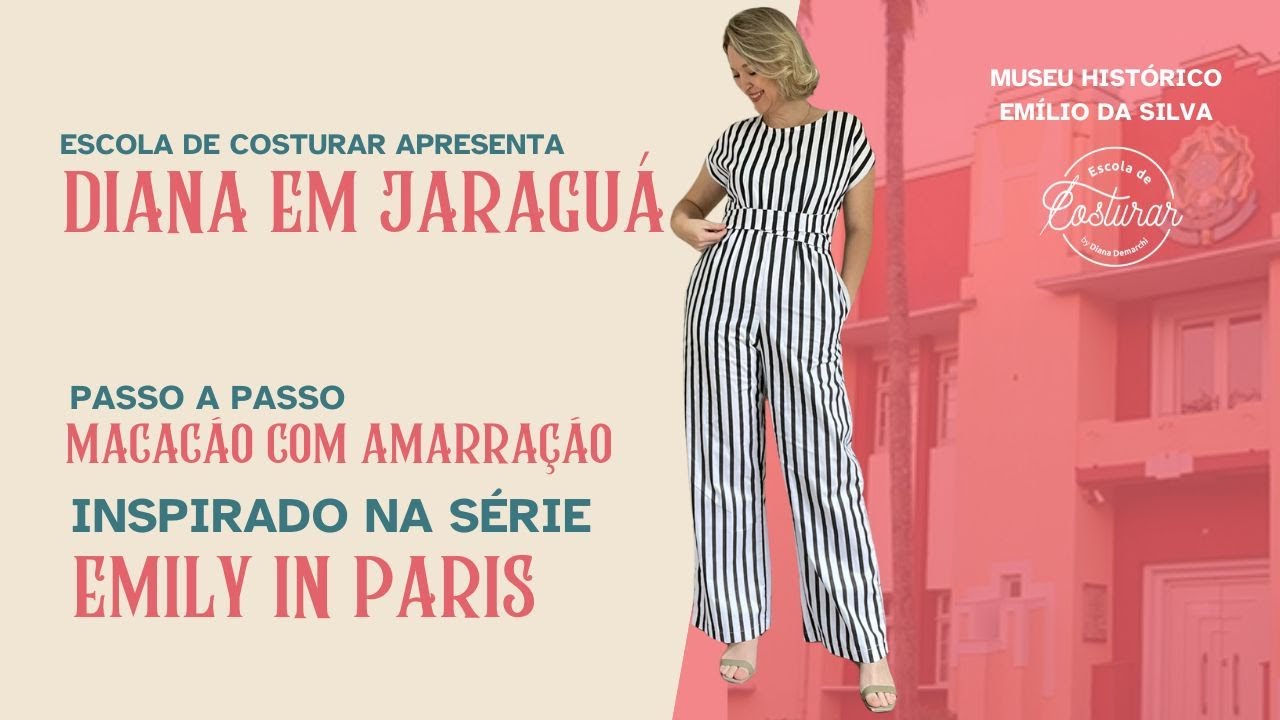 Macacão com Amarração Inspirado em Emily in Paris | Série Diana em Jaraguá