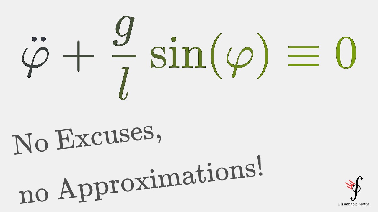 Exact Solution of the Nonlinear Pendulum [No Approximations, engis gtfo]