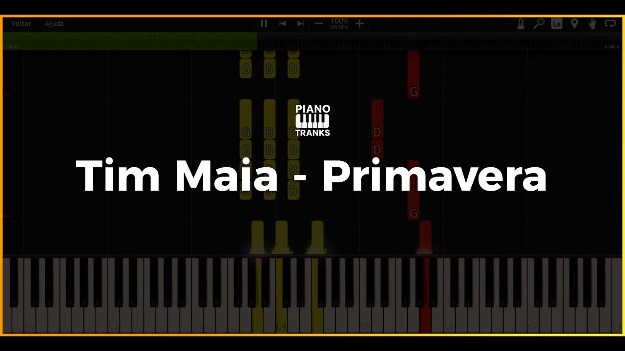 Tim Maia - Primavera (Tutorial Piano Médio)