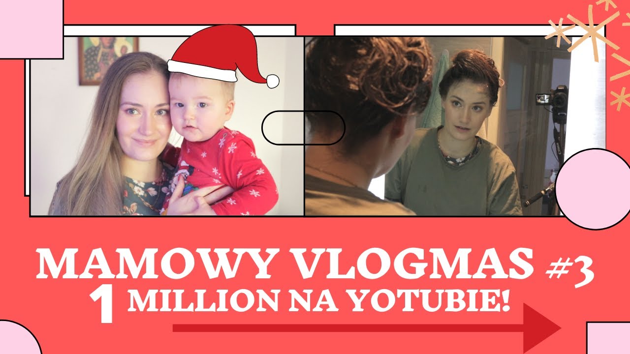 MAMOWY VLOGMAS #3 | Pierwszy milion na Youtubie!😍 Jestem brunetką?! 😲