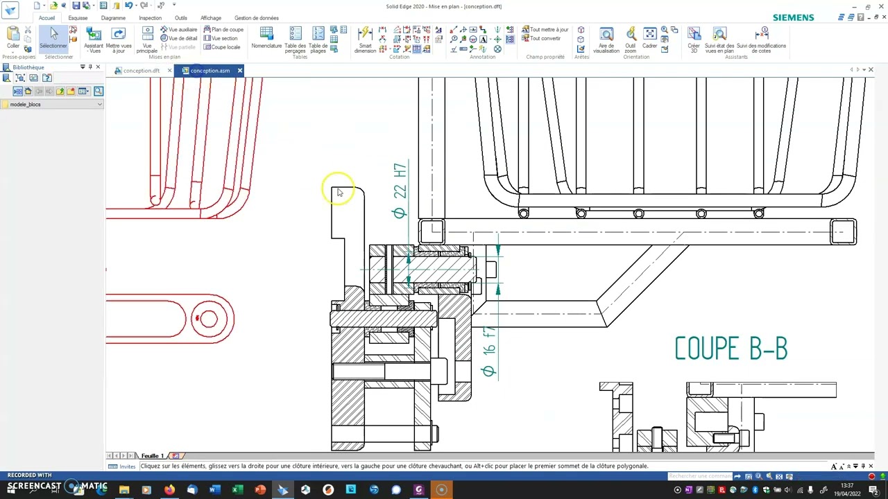 bi-roues : finalisation de la conception