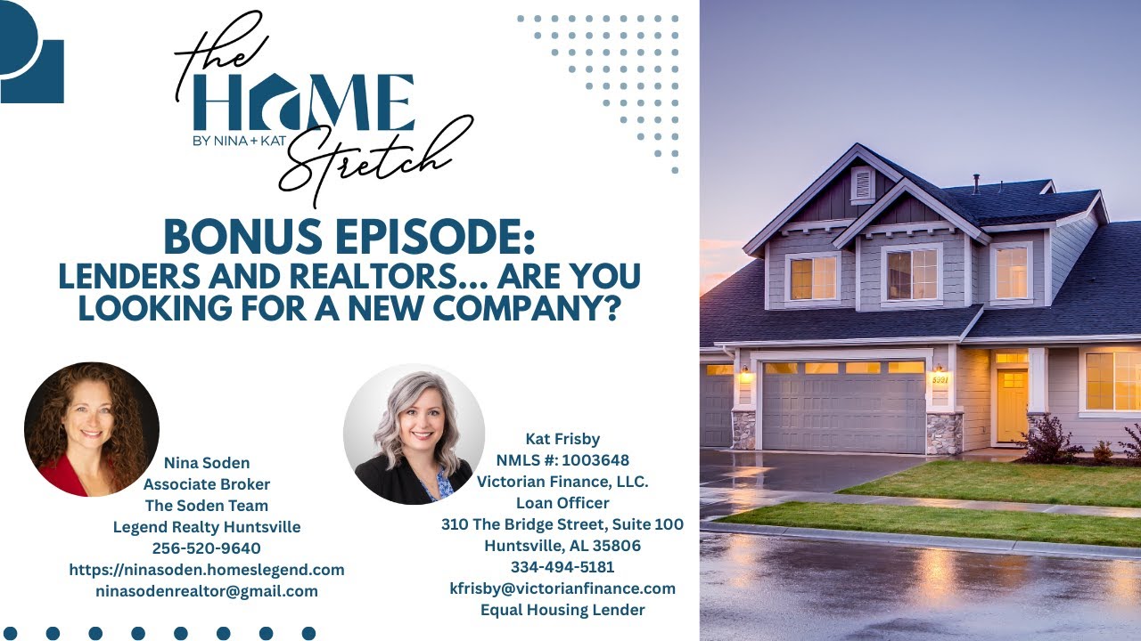 BONUS EPISODE: Lenders and Realtors... Are you looking for a new company?