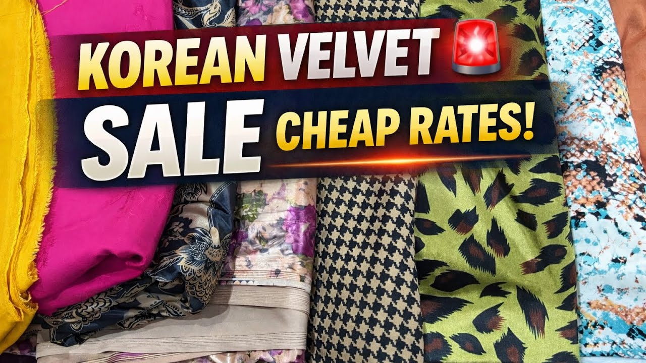 Korean Velvet Suits Sale | Cheap Rates | End of Season Clearance 