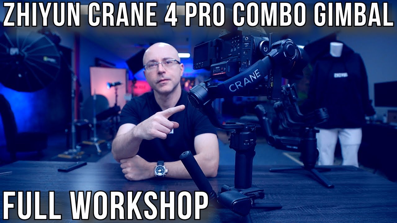 Zhiyun Crane 4 Gimbal Pro Combo Full Workshop! EVERYTHING To See And Know!