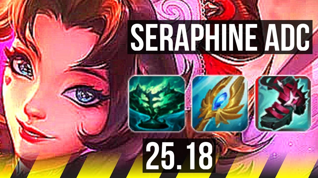SERAPHINE & Sona vs ASHE & Milio (ADC) | Comeback | NA Grandmaster | 25.18