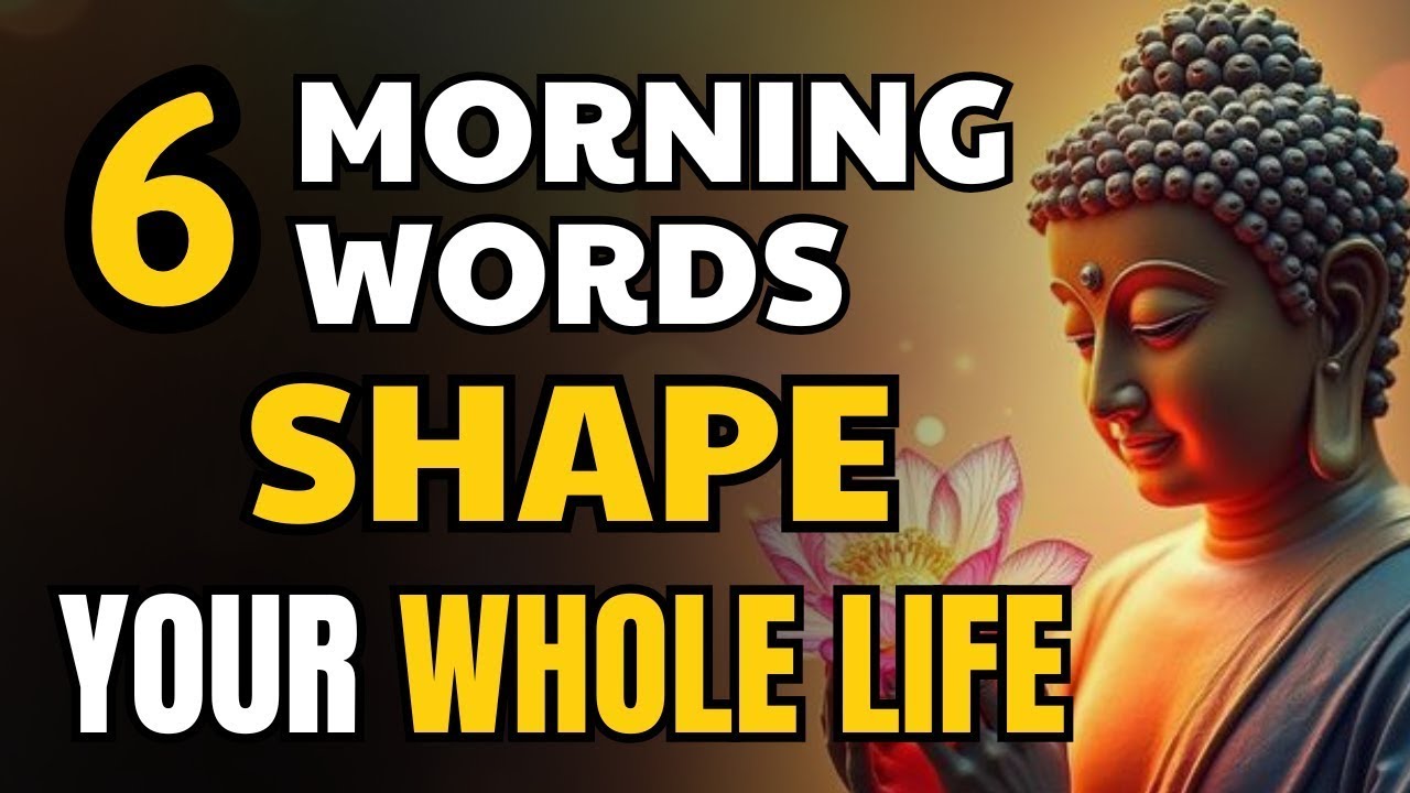 6 powerful Things You Must Tell Yourself Every Morning | Buddhist Wisdom