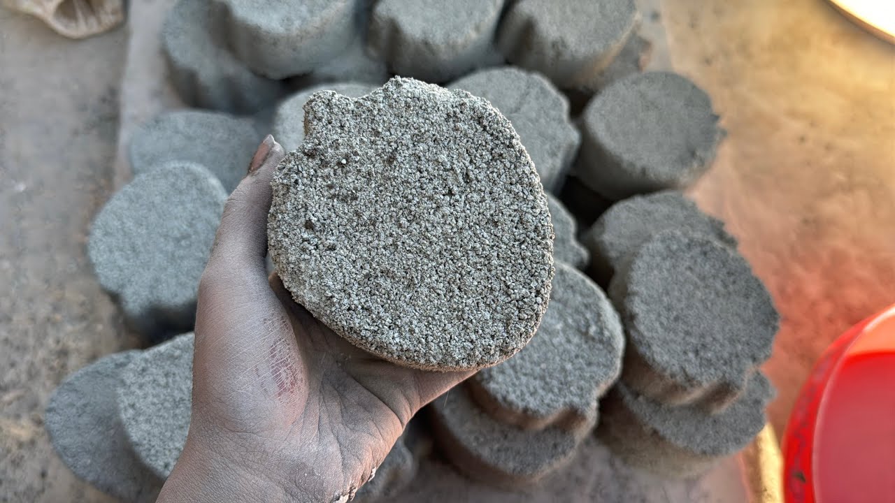 🍓shape series #10 || grey chips powder texture crumbling 🔥