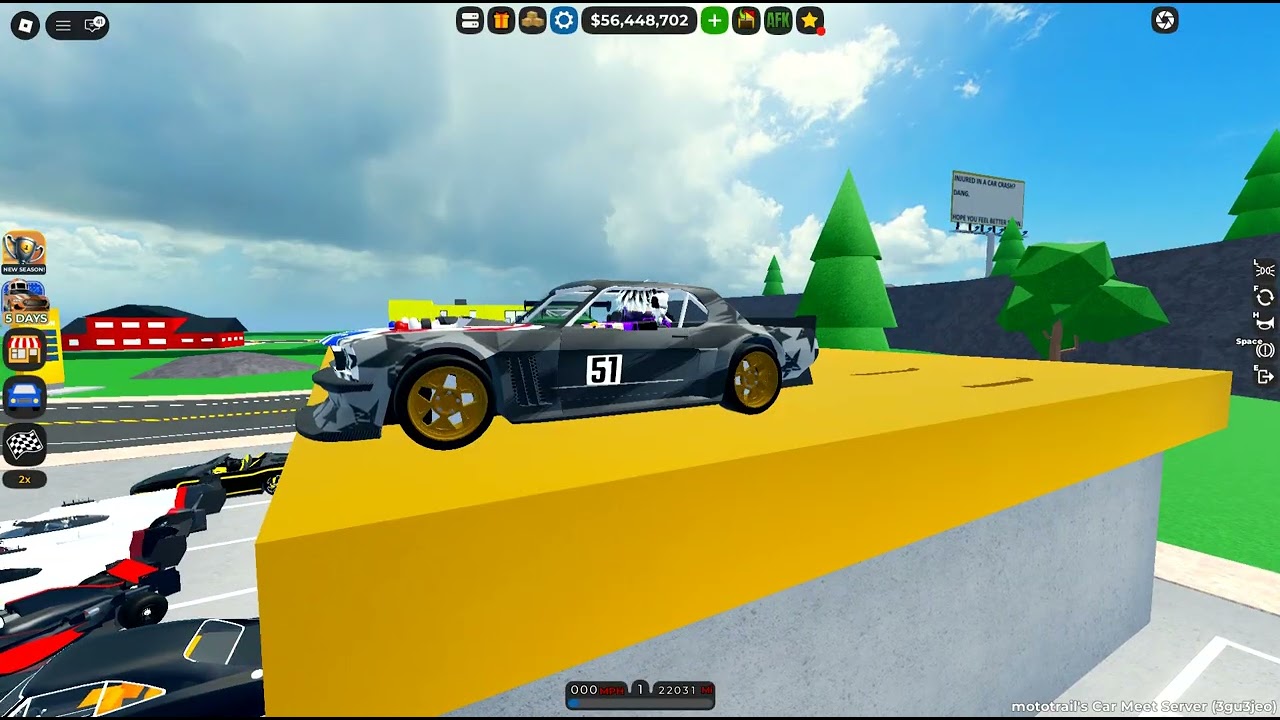 Car Dealership Tycoon car meet server