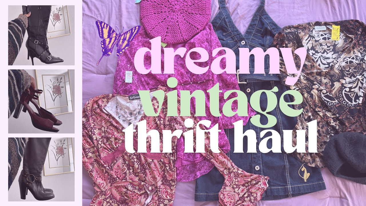 Dreamy Thrift Haul for Vintage Lovers! 🩷