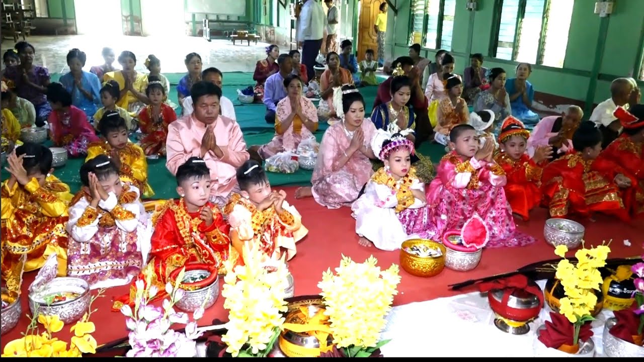 ဦးမြတ်မင်းထွန်း+ဒေါ်နုနုဝင်းတို့၏အလှူတော်မင်္ဂလာ