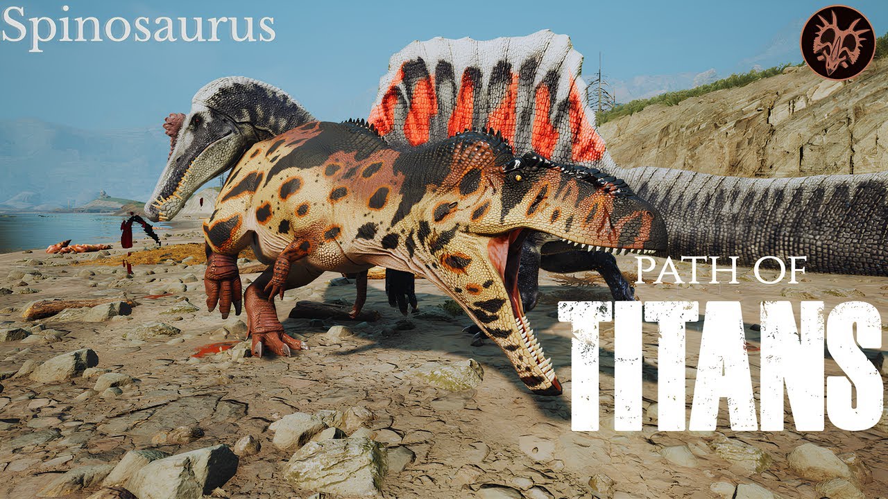 Path of Titans Spinosaurus Solo in Domain Survival-pvpP5
