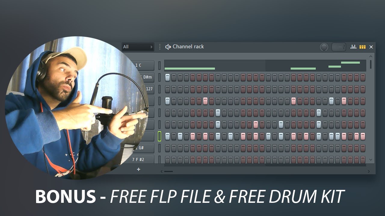 3 Classic Trap Drum Patterns Layout Tutorial +[Free Trap Drum Kit & FLP File]