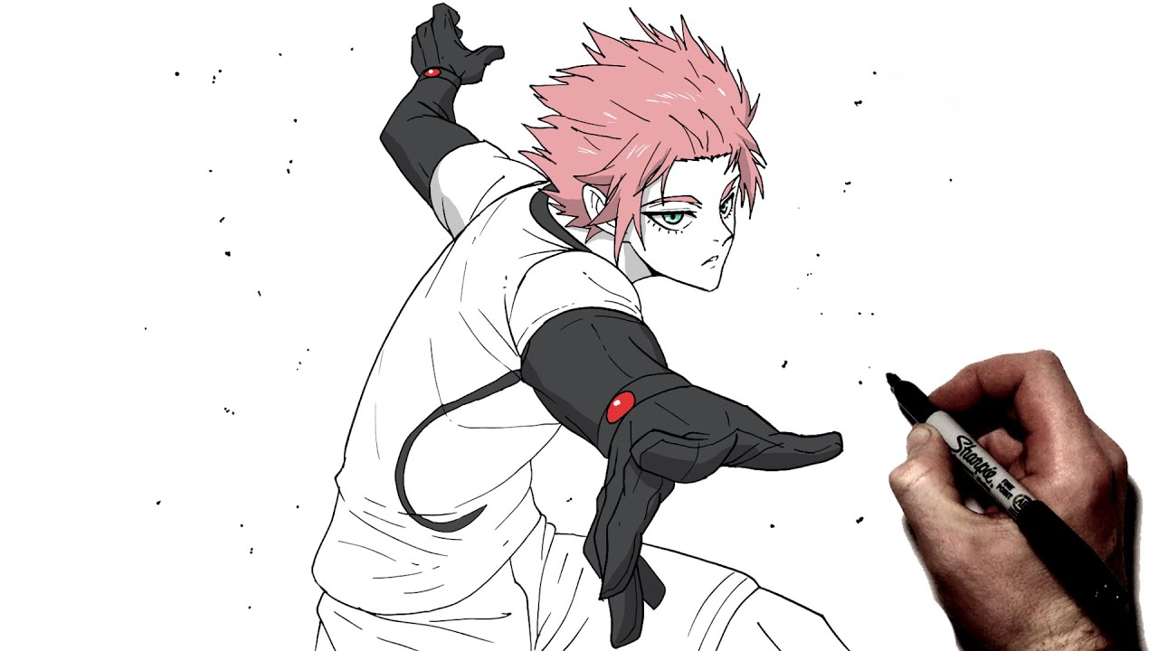 How To Draw Itoshi Sae | Step By Step | Blue Lock