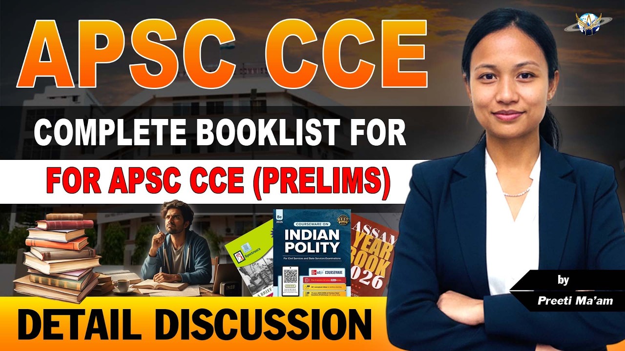Complete Booklist for APSC CCE Preparation | Prelims + Mains | Best Resources