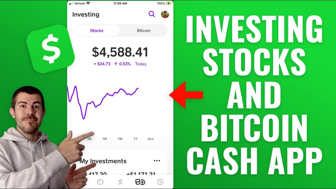 Investing in Stocks & Bitcoin with Cash App (Feb 3, 2021)