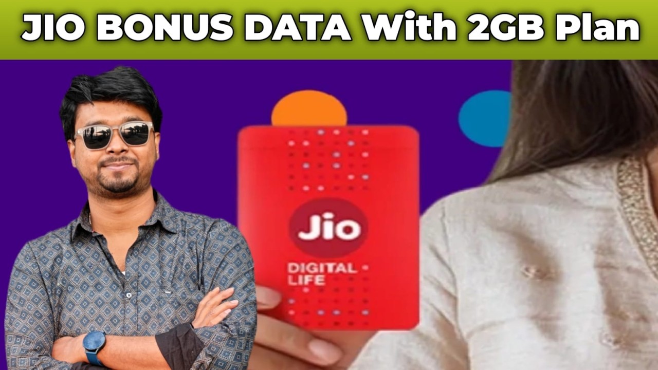 Jio 2GB Daily Data Plans that Offer Bonus Data || Hindi