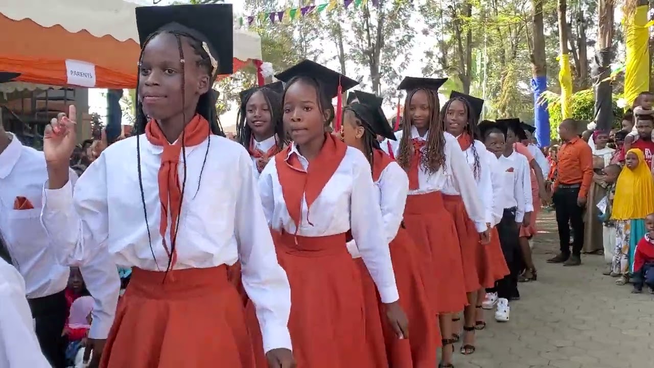 Class 7 Graduates Amazing Entrance on their Graduation 2024 / GREEN VALLEY SCHOOL ARUSHA