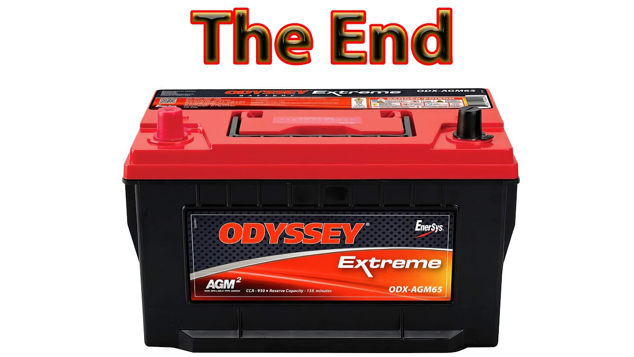 🔋(Часть 4) Долгосрочный обзор аккумулятора Odyssey AGM Extreme Series. Конец.