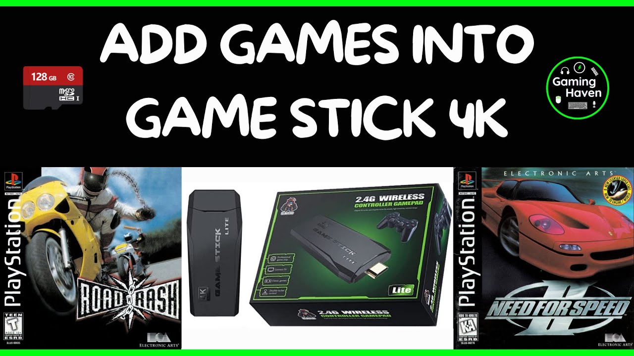 Как добавить игры в Game Stick 4K — Ретро-игры — Игры для PS1 — Road Rash — Геймплей NFS 2