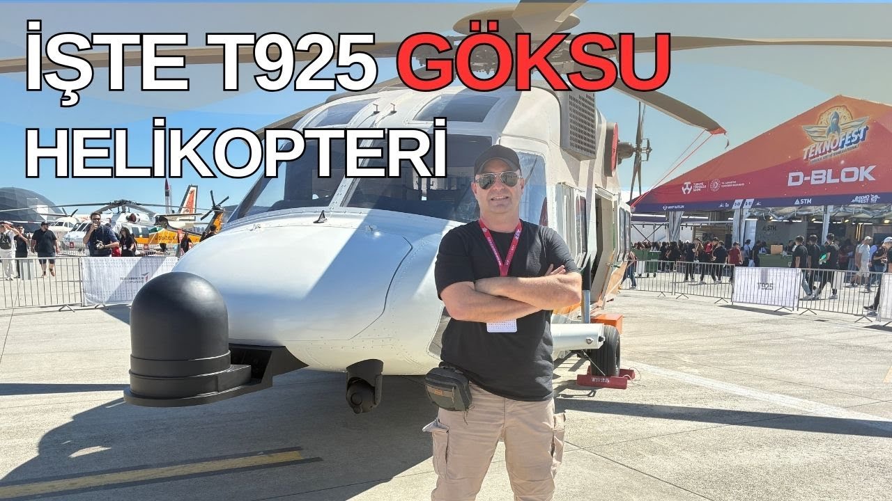 İşte T925 GÖKSU helikopteri #teknofestt2025 #tusas