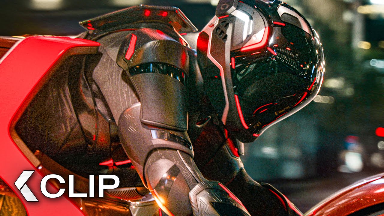 First Lightcycle Ride Scene - TRON 3: ARES (2025)