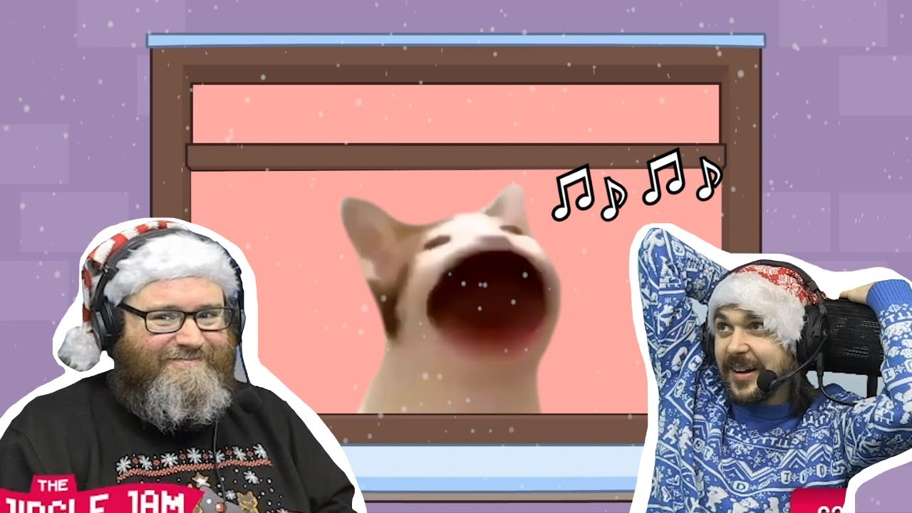 the yogscast react to my jingle cats wap remix