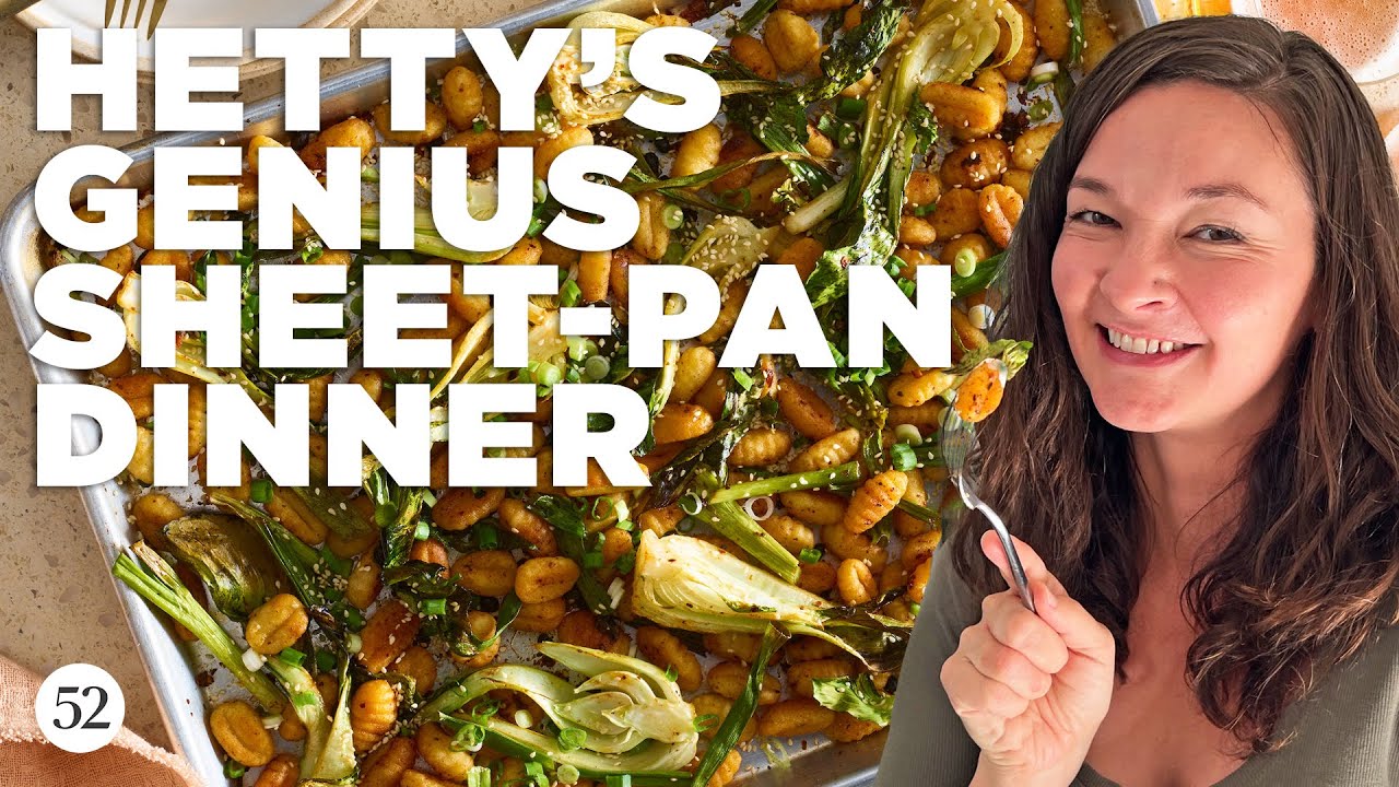 The Simplest, Happiest Sheet-Pan Dinner from Hetty McKinnon | Genius Recipes with Kristen Miglore