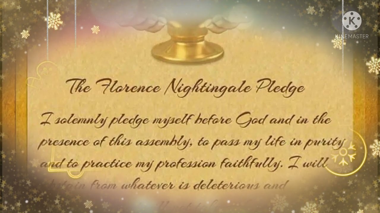 NURSING PLEDGE (professional nurses oath)