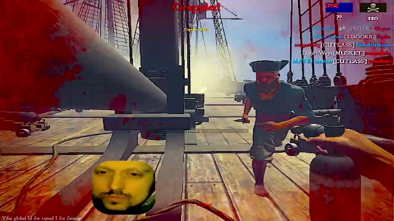 Mast swing | Blackwake | Letsplay [No Commentary]