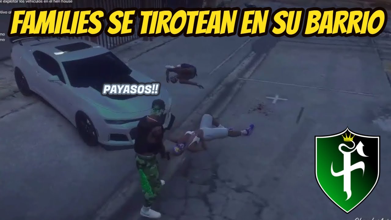 LOS FAMILIES SE TIROTEAN CONTRA GENTE DE MORADO// GTA V ROLEPLAY