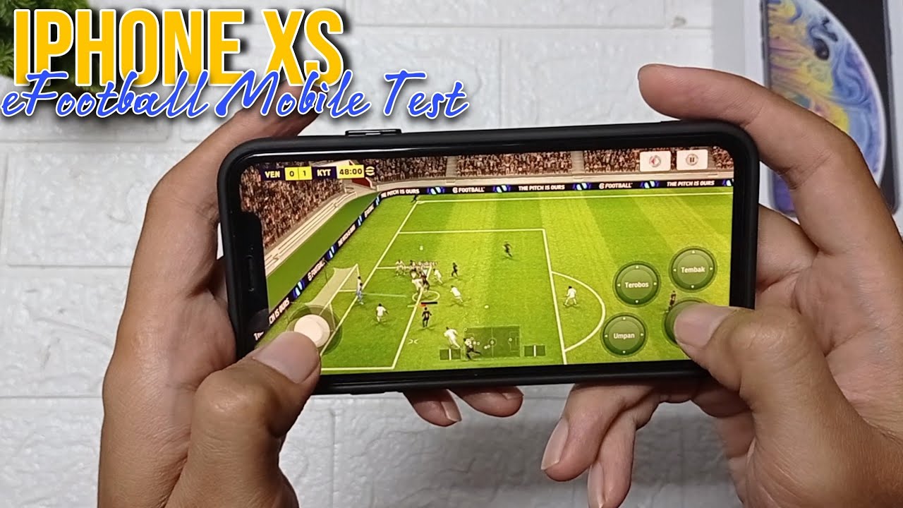 iPhone XS eFootball Mobile 2024 Gaming Test Apple A12 Bionic Chip