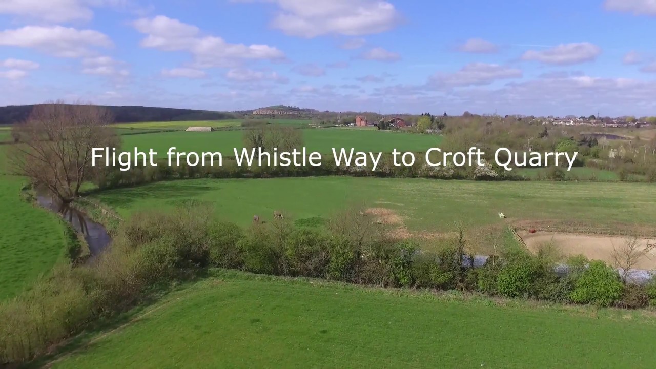 Drone Flight from Whistle Way to Croft Quarry