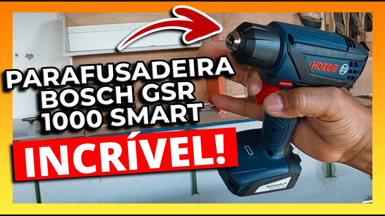 🔴REVIEW COMPLETO DA PARAFUSADEIRA BOSCH GSR 1000 SMART