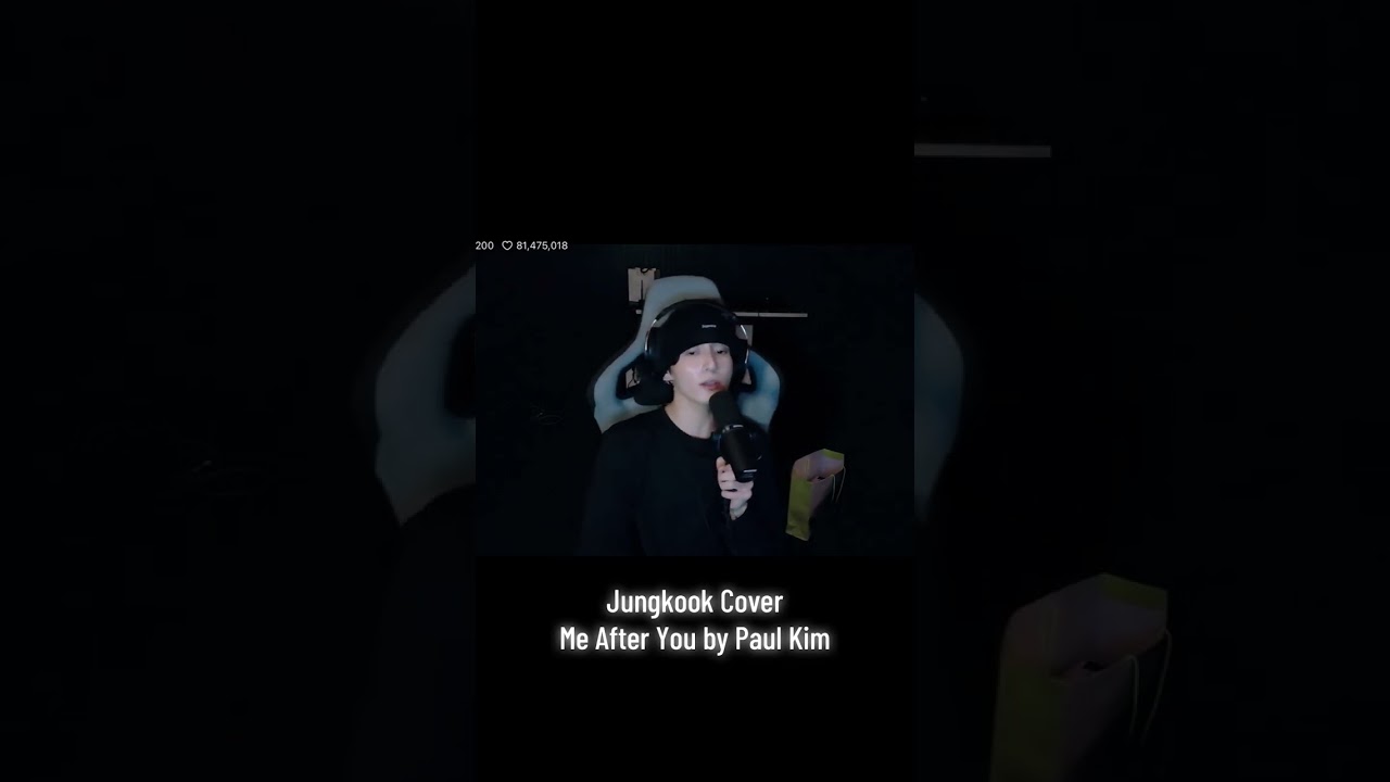 Jungkook cover of Me After You by Paul Kim #fypシ  #jungkook #jungkooklive 