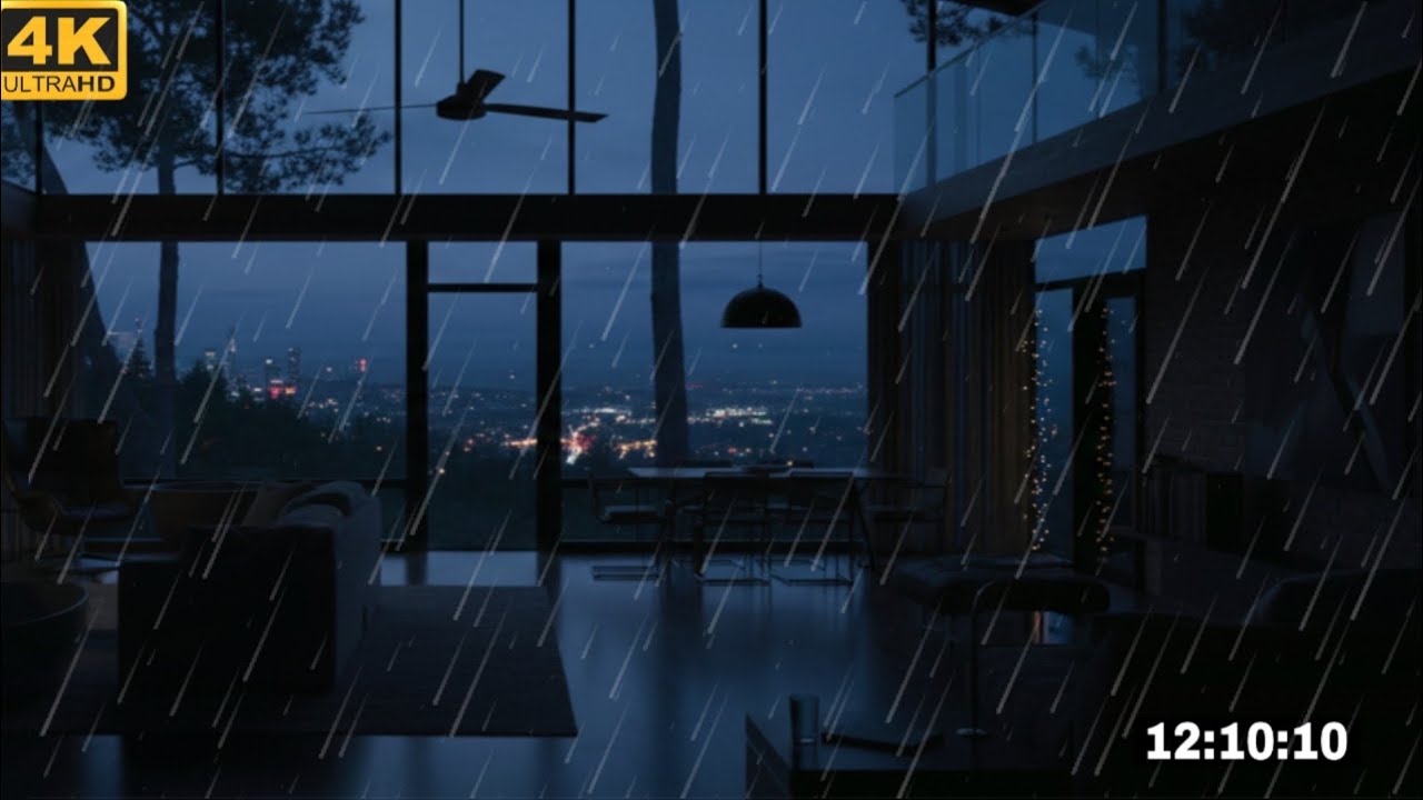 The Best for Sleep 10 Hours of Deep Rain Sounds for Sleeping 🌧️ No Thunder, Heavy Rain on Tin Roof 💤
