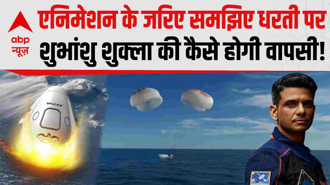 Shubhanshu Shukla Return: ग्राफिक्स के जरिए आसानी से समझिए शुभांशु धरती पर कैसे वापस आएंगे| Axiom4