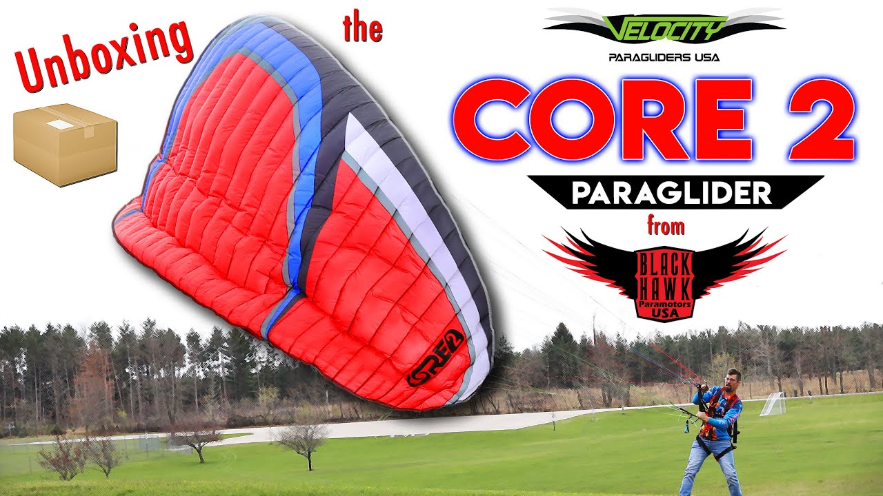 BLACKHAWK Paramotor's new WING - the CORE 2
