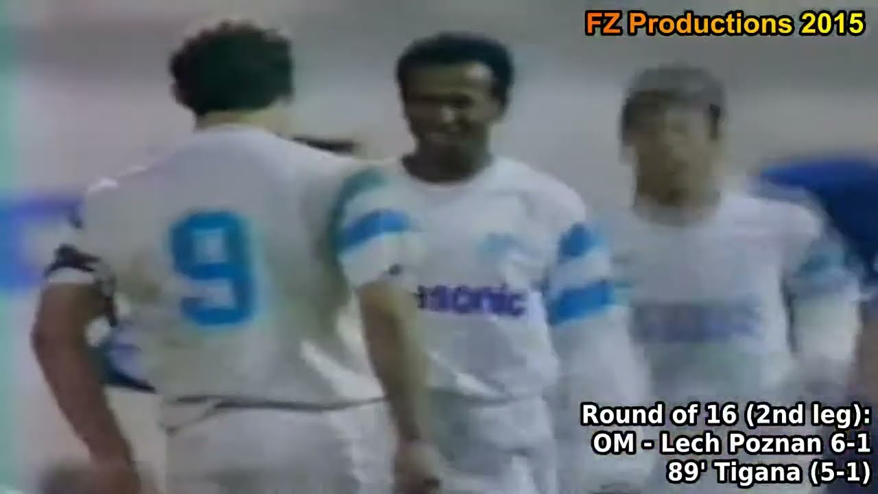 1990-1991 European Cup: Olympique De Marseille All Goals (Road to the Final)