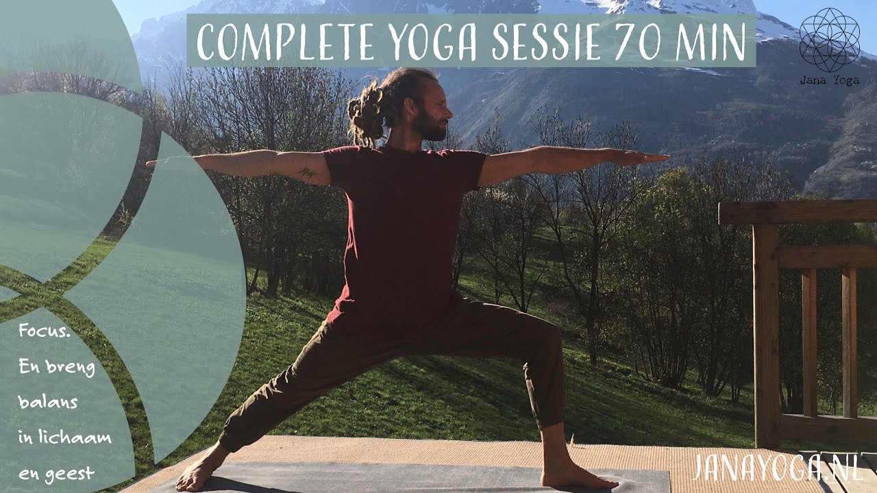 Complete Yoga Sessie 70 min | geen stress, voel je kracht | Jana Yoga