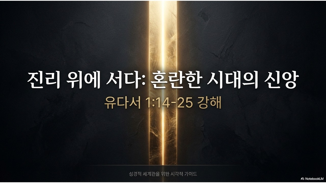 용목사의 맛있는 큐티 유다서 14절 25절 
