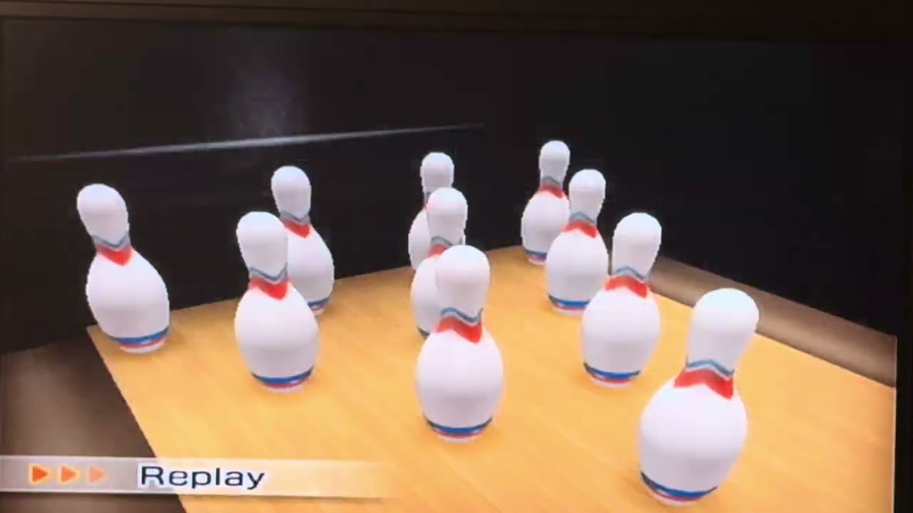 Wii sports resort bowling part 2