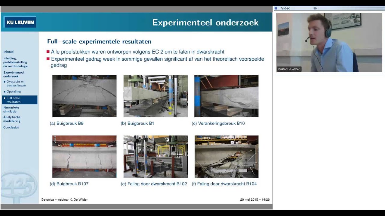 Dwarskracht in voorgespannen betonbalken - Cisaillement dans des poutres en béton précontraintes