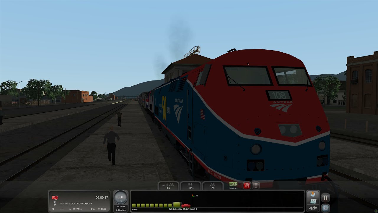 Train Simulator 2022 - [GE P42DC] - Amtrak Zephyr 50th Anniv. Salt Lake City to Provo - 4K UHD