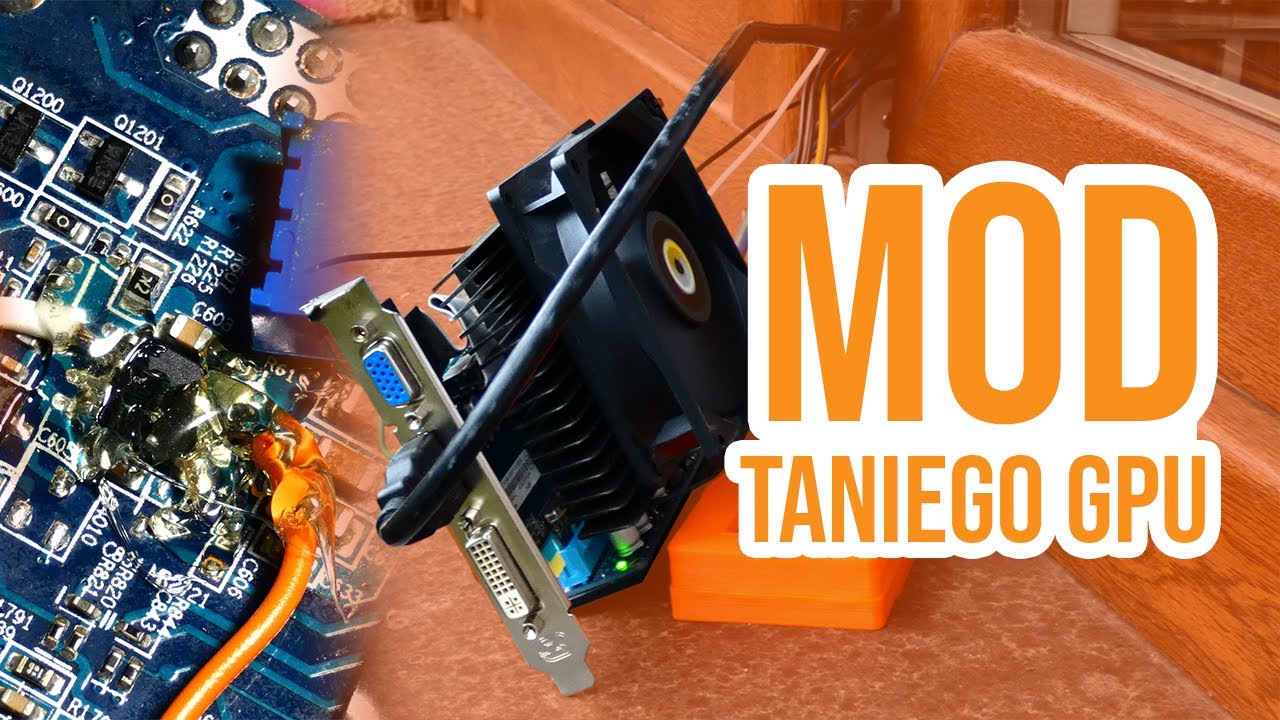MOD I PODKRĘCANIE TANIEGO GPU! - HD 5450