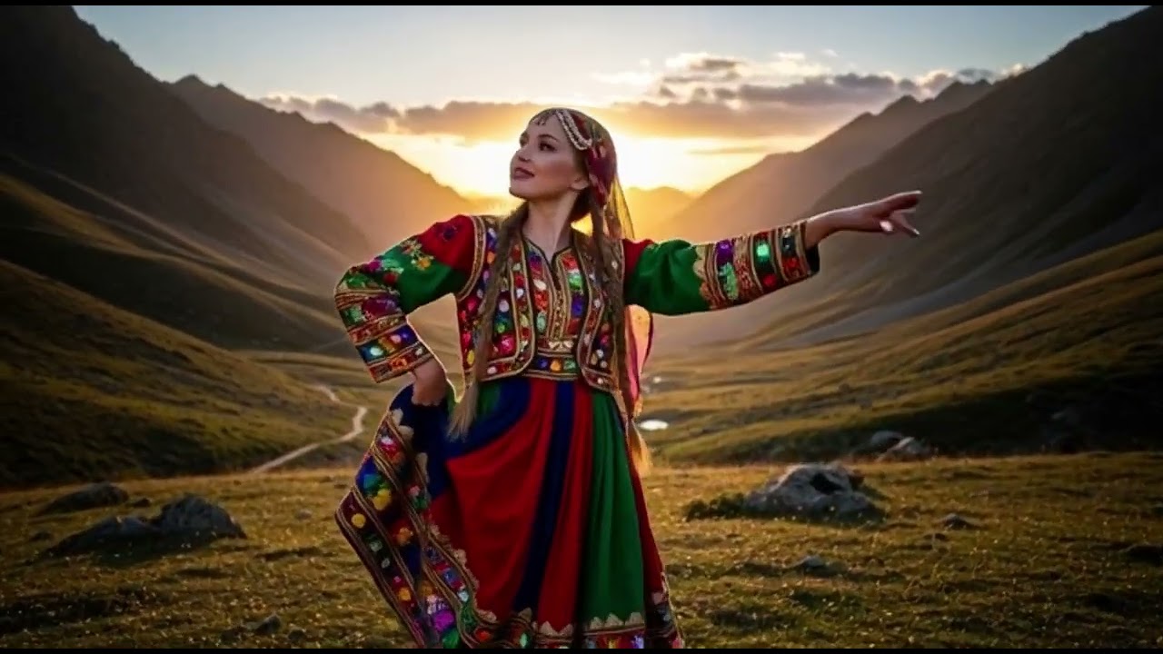 An American Dancer Embraces Pashto Attan  Mountain Sunset Performance